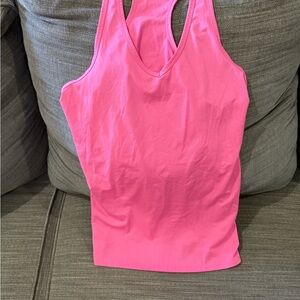 Under Armour Pink Fitted Tank Top